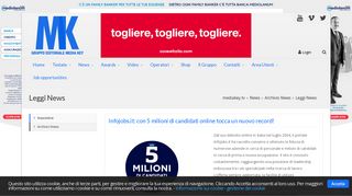 
                            12. Media Key: Infojobs.it: con 5 milioni di candidati online tocca un nuovo ...