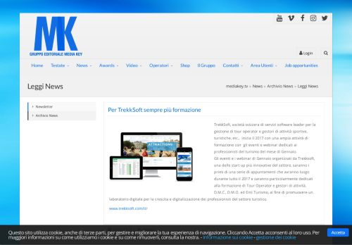 
                            8. Media Key: Per TrekkSoft sempre più formazione