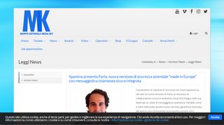 
                            11. Media Key: Spamina presenta Parla: nuova versione di sicurezza ...