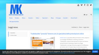 
                            6. Media Key: Tradedoubler “prenota” Venere.com, lo specialista delle ...