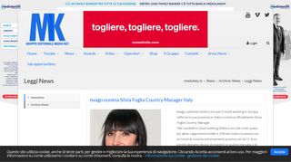 
                            8. Media Key: twago nomina Silvia Foglia Country Manager Italy
