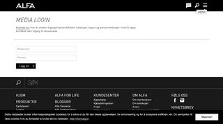 
                            2. Media Login - Alfa Sko