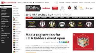 
                            9. Media registration for FIFA bidders event open - Bizcommunity