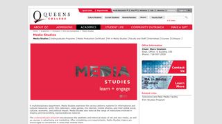 
                            13. Media Studies - Queens College, City University of New York