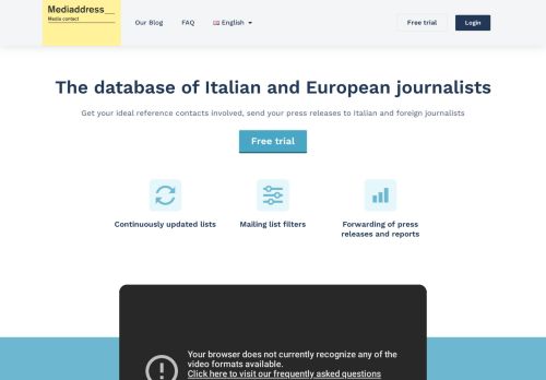 
                            2. Mediaddress: il database di giornalisti più grande del mondo ...