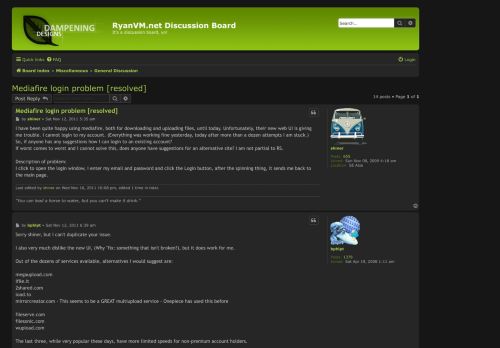 
                            10. Mediafire login problem [resolved] - RyanVM.net Discussion Board
