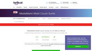 
                            7. MediaMarkt Mobil Couch Surfer Details & Preise - tarife.at