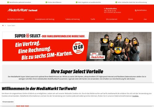 
                            3. MediaMarkt Super Select Tarife - MediaMarkt Tarifwelt