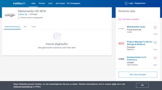 
                            13. Mediamatiker 60-80% - Stellenangebot bei solique ag - jobs.ch