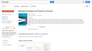 
                            9. Mediated Campaigns and Populism in Europe