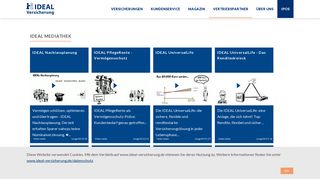 
                            6. Mediathek für Kunden und Vertriebspartner | IDEAL Versicherung