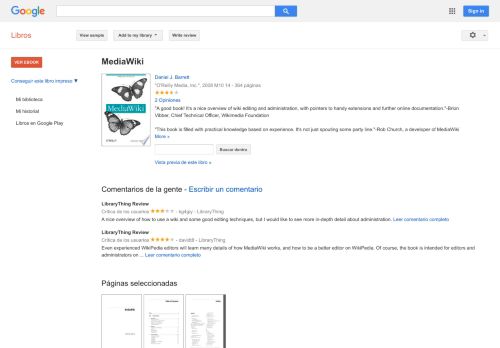 
                            5. MediaWiki - Resultado de Google Books