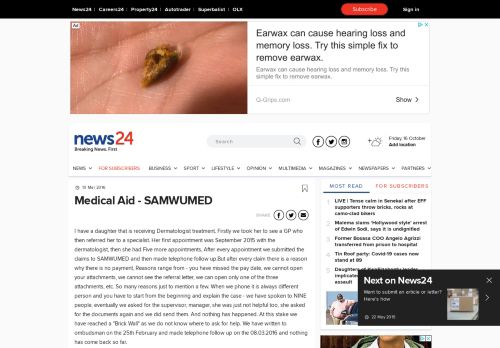
                            11. Medical Aid - SAMWUMED | News24