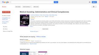 
                            13. Medical Assisting: Administrative and Clinical Competencies