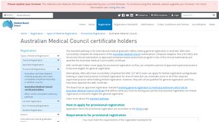 
                            11. Medical Board of Australia - Australian Medical Council ...