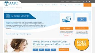 
                            7. Medical Coding - AAPC