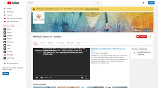 
                            8. Medical Council of Canada - YouTube