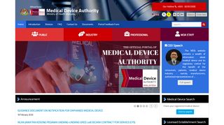 
                            10. Medical Device Authority - Ministry of Health Malaysia - Home