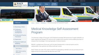 
                            7. Medical Knowledge Self-Assessment Program (MKSAP) - RACP
