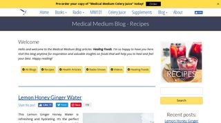 
                            6. Medical Medium Recipes (Blog)