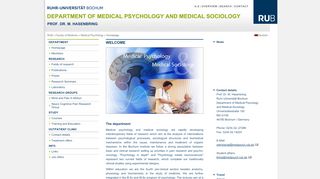 
                            5. Medical Psychology - Abteilung für Medizinische Psychologie und ...