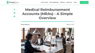 
                            5. Medical Reimbursement Accounts (MRAs) - A Simple Overview