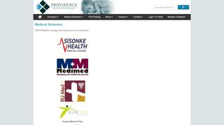 
                            8. Medical Schemes | PROVIDENCE Healthcare Risk Managers