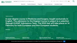 
                            7. Medical School in English in Milan, Italy | Humanitas University ...
