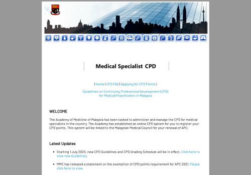 
                            4. Medical Specialist MMC CPD System
