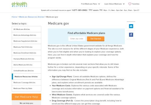 
                            11. Medicare.gov Official Government Website Information