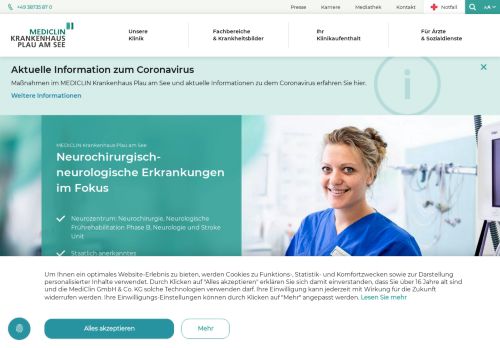
                            5. MediClin Krankenhaus Plau am See: Neurologie, Frührehabilitation ...