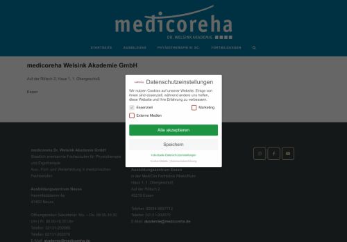 
                            9. medicoreha Welsink Akademie GmbH – Ergotherapie ...