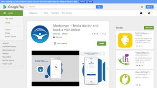 
                            8. Medicover – znajdź lekarza i umów się online – Apps bei Google Play