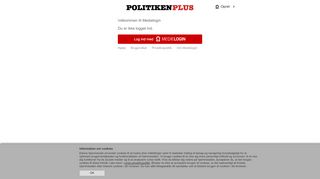 
                            7. Medielogin - Politiken Plus