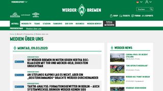 
                            13. Medien über uns - SV Werder Bremen