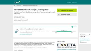 
                            8. Medienentwickler (m/w/d) E-Learning unser in Neustadt bei Coburg ...