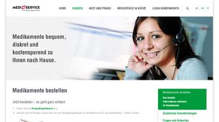 
                            3. Medikamente bestellen - MediService - Ihre Spezialapotheke