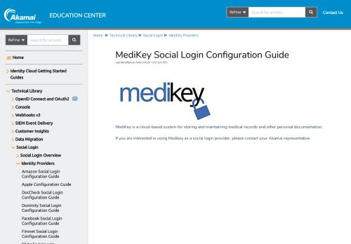 
                            8. MediKey Social Login Configuration Guide | Janrain Education Center