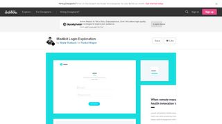 
                            6. Medikit Login Exploration by Skylar Roebuck | Dribbble | Dribbble