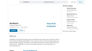 
                            8. MediMobile | LinkedIn