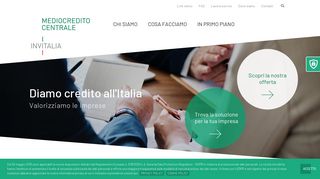 
                            1. Mediocredito Centrale S.p.A. | La Banca per le imprese