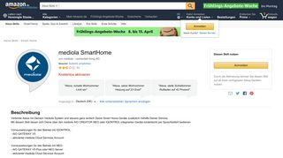 
                            11. mediola SmartHome: Amazon.de: Alexa Skills