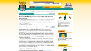 
                            13. Medion GoPal E5470: Navi mit Kartenupdate-Gutschein bei Aldi im ...