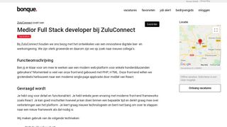
                            10. Medior Full Stack developer bij ZuluConnect | Bonque.nl