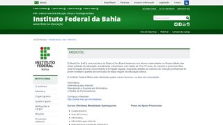 
                            4. MEDIOTEC — IFBA Instituto Federal da Bahia
