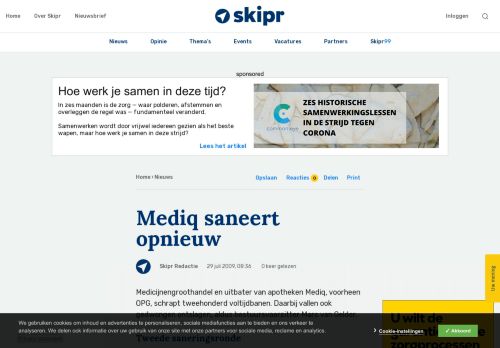 
                            6. Mediq saneert opnieuw - Skipr