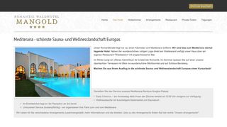 
                            11. Mediterana - Angebote im Romantik Waldhotel Mangold