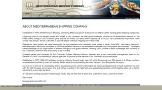 
                            11. Mediterranean Shipping Company - Recruitment