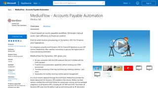 
                            7. MediusFlow - Accounts Payable Automation - Microsoft AppSource