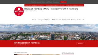 
                            12. Medizin vor Ort in Hamburg: Start - Hausarzt Hamburg | MVO